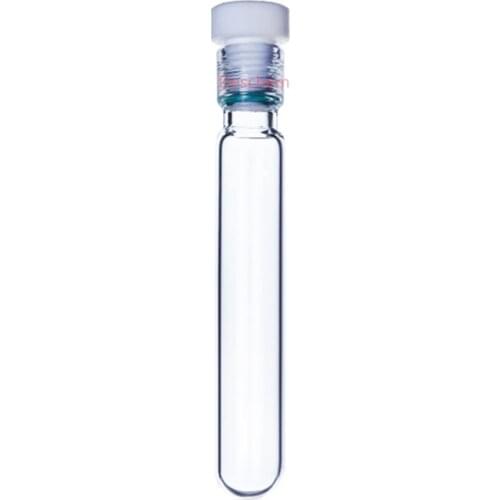Glass High Pressure Bottle Heavy Wall Vessel With #15 PTFE Thred Lab Flask