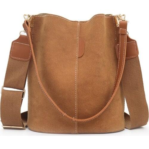 Shoulder Bags Leisure Bucket Bag Women Portable Oblique Span Bag