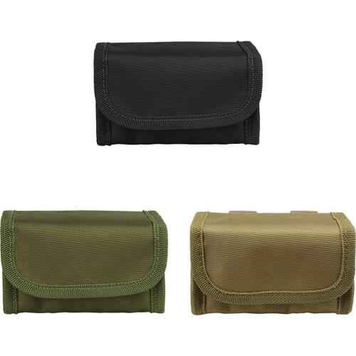 Tactical Military 10 Rounds Ammo Pouch Men Waist Pack Mini Molle Phone Pouch Outdoor Hunting Kit Camping Belt Bag