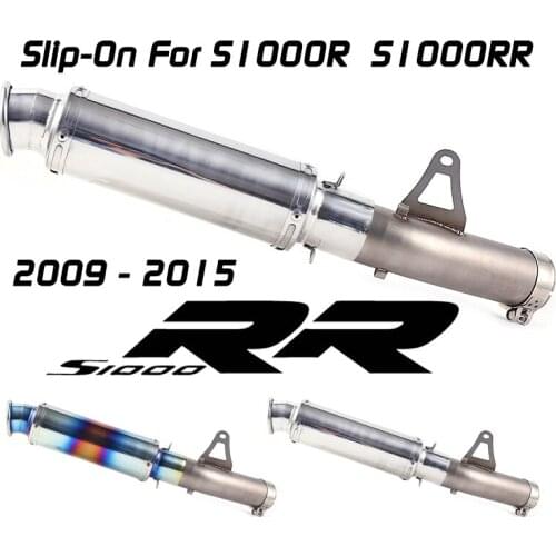 Motorcycle Exhaust Full System Slip On For bmw S1000RR S1000 RR 2010-2017 Motorcycle 304 steel Exhaust Muffler Pipe
