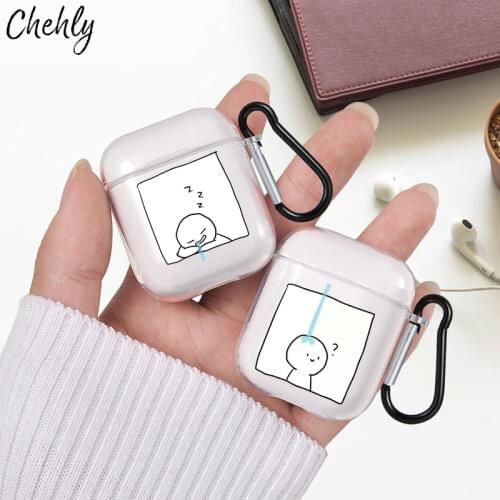 Funny Couples Case for Apple Airpods 1 2 Pro Shockproof Bluetooth Wireless Headphone Earphone Box Soft Silicone Protection Cover