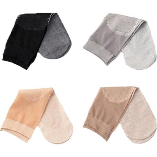 2021 womens new short spring and summer cotton bottom thin stockings