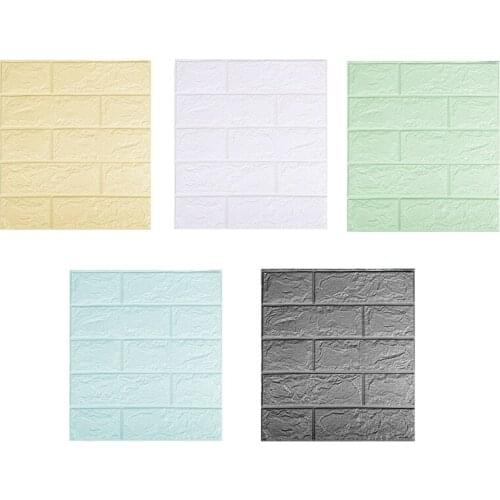 3D Stereo Self-Adhesive Waterproof And Moisture-Proof Kitchen Foam Wallpapers