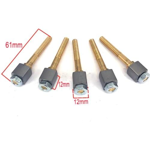 Power Feed Contact Block Assembly Tungsten Carbide L12*W12*H12*Hole6mm for EDM Wire Cutting Machine