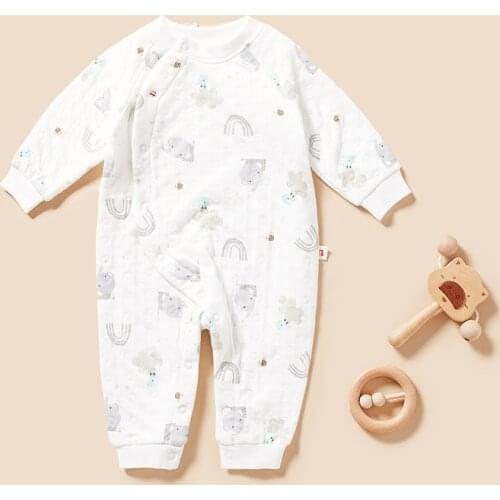 2021 Animals Spring Autumn Baby Jumpsuit Newborn Baby Clothes Kids Long Sleeve Underwear Cotton Boys Clothes Baby Girls Romper