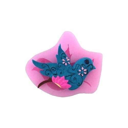 Peace Dove Fondant Mold Resin Clay Candy Molds for Cake Decorations Soap Mould Candle Molds Baking Chocolate Resin Silicone PRZY