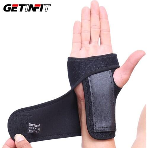 Getinfit 1PCS Weight Lifting Gym Training Sports Wristbands Wrist Support Straps Wraps Hand Carpal Tunnel Injury Splint