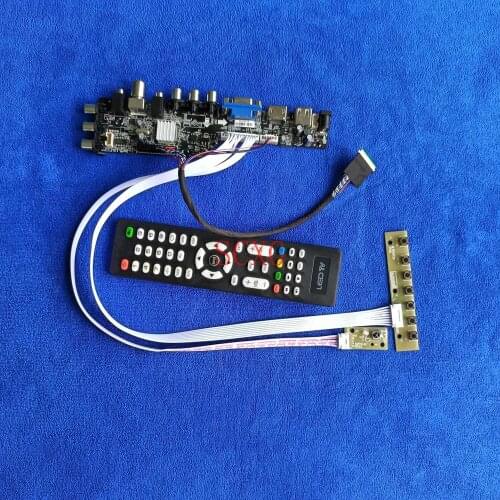 Kit HDMI-compatible DVB VGA USB AV LED/LCD LVDS 40-Pin Signal digital For BT140GW01/BT140GW02 1366*768 Display controller board