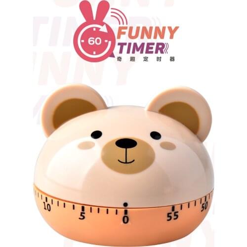 Kitchen mechanical timer cartoon timer 60 minutes timer baking cooking reminder egg timer kichen decoracion kawaii kitchen