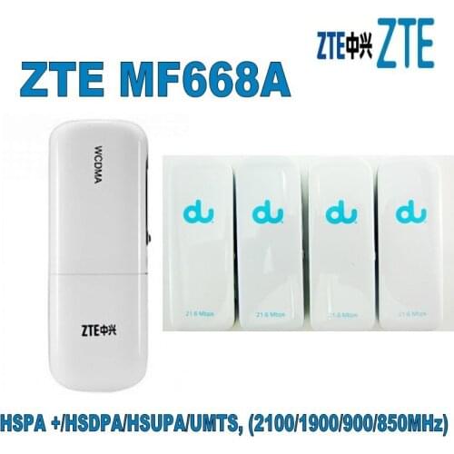Lot of 5pcs ZTE MF668A UMTS HSPA+ 21Mbps USB Surf Stick