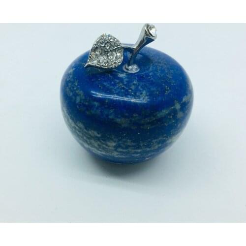 Natural crystal apple lapis stone silky face, is the wedding home decoration first selection of handicraft