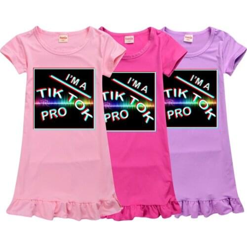 TIK TOK New Princess Gown Dress Kids Cartoon Dress for Girls Children Dresses for Wedding Party Formal Gown Girls Dress
