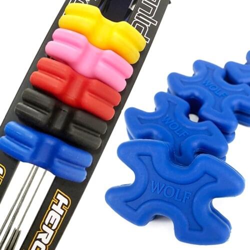 Archery Bow Stabilizer Compound Bow Limb Saver Rubber Damping Reduce Shock 4pcs/bag