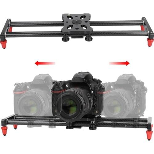 42cm Carbon Fiber Camera Track Slider Video Stabilizer SLR Camera Driving Camera Recording Quiet Smooth Slide Rail