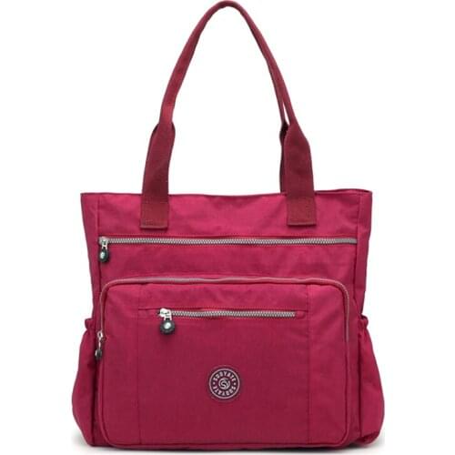 LKEEP Womens Multi-pockets Shoulder Bag New Fashion Portable Outdoor Travel Zipper Multi-functions Large Capacity Handbags