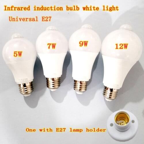 Night Light LED Bulb PIR Sensor Motion AC 85-265V B22 E27 LED Bulb Lamp 5W 7W 9W 12W Dusk to Dawn Light for Home