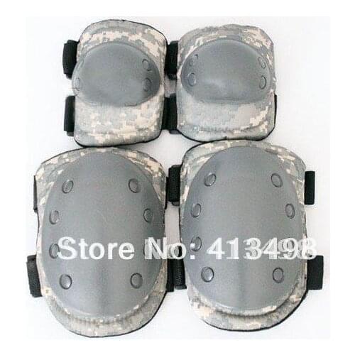 Tactical knee and elbow protector pads set ACU free shipping