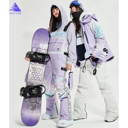 Women Ski Suit Hot Sale Thick Winter Warm Snowboard Ski Jacket Outdoor Sports Skiing Pant Sets Women Skiing Snow Coat