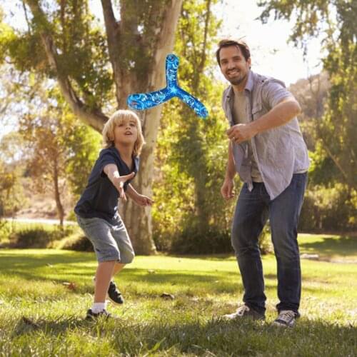 1Pcs Scimitar Boomerang Childrens Toy Puzzle Decompression Outdoor Products Toy Sports Fun Game Gifts For Kids Children Gift