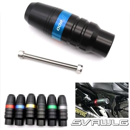 2 pieces Motorcycle CNC Frame Exhaust Slider Body Protector For BMW or BMW F800ST F800 ST F800R F800GT F800GS LOGO F800