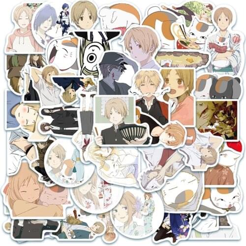 50pcs/pack Japanese anime Natsume Yuujinchou Stickers For Notebook Computer Motorcycle Car DIY Childrens Toys Guitar