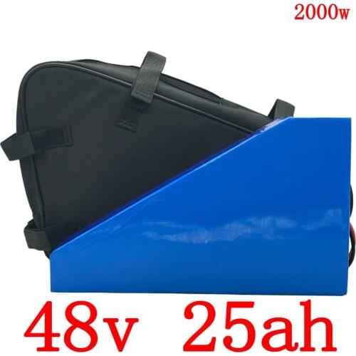 Free Customs Tax 48V 1000W 1500W 2000W Electric Bike Triangle Battery 13S 48V 13Ah 15Ah 18Ah 20Ah 25Ah Ebike Lithium Battery