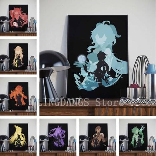 5d Diy Diamond Painting Classic Anime Genshin Impact Modern Game Art Diamond Mosaic Embroidery Cross Stitch Kits Home Decor Gift