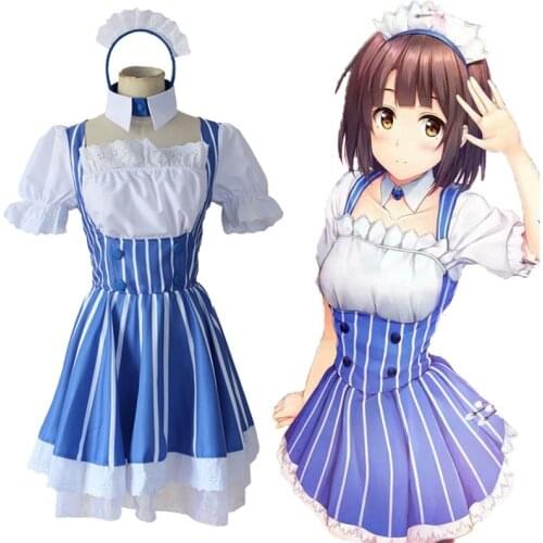 Anime Saekano: How To Raise ABoring Girlfriend Cosplay Costumes Megumi Katou Cosplay Costume Maid Saenai Heroine No Sodatekata