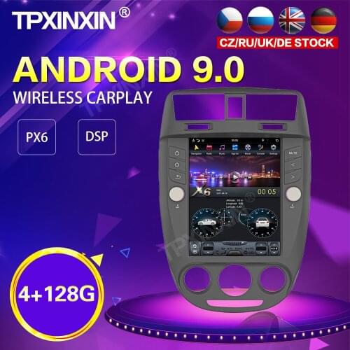 PX6 IPS Android 9.0 4+128G Tesla Style Car Radio For Buick Excelle 2008-2015 GPS Navi Auto Stereo Recoder Head Unit DSP Carplay