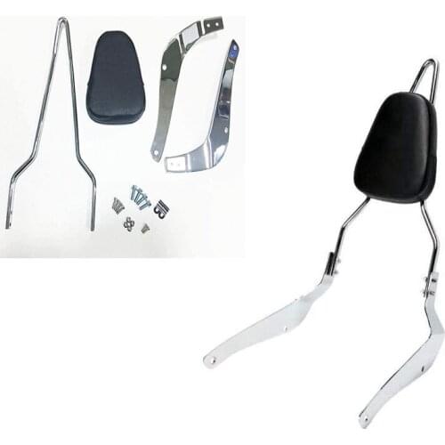 Motorcycle Passenger Rear Backrest Sissy Bar Luggage Rack Pad Kit For Suzuki Boulevard VL400 VL800 M50 C50