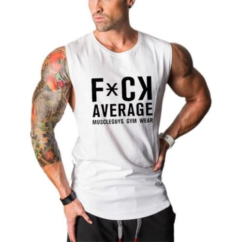 Brand Clothing Mens Tank Top Tees Sleeveless Shirts Soft Undershirts Fitness Stringers Singlets Workout shirts Muscle Vest