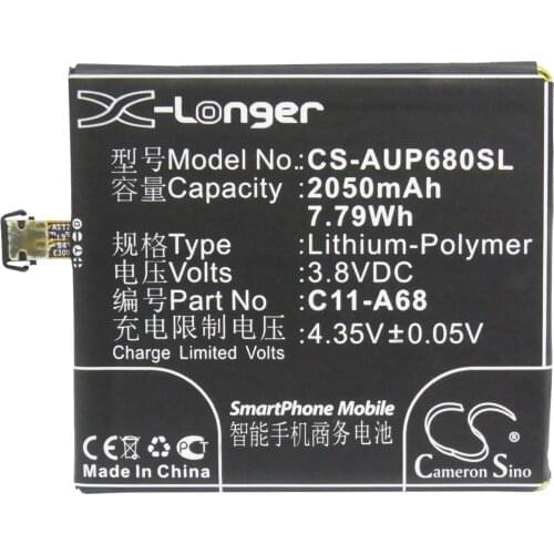Cameron Sino 2050mAh Battery for Asus A68 PadFone 2 PadFone II,C11-A68