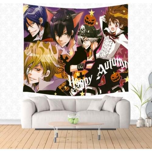 HITMAN REBORN! Print Wall Hanging Tapestry Beach Towel Home Party Decoration Sofa Cover Blanket Wall Carpet Yoga Mat