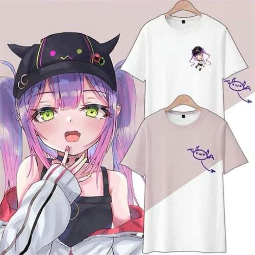 HOLOLIVE Vtuberto Koyami Towa 3D Print Men/Women Clothes T-shirt Streetwear Kawaii Tshirt