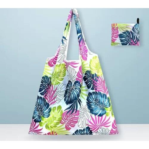 Creative Environmental Storage Bag Handbag Portable foldable waterproof supermarket shopping bag