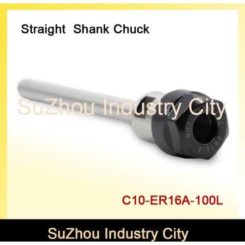 New ! C10 ER16A 100L Collet Chuck Hoder Straight Extension Rod Shank Chuck Collect ER16 Collet ER16A Nut for CNC Milling