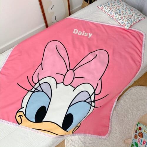 Disney Cartoon Daisy Duck Blanket Kids Baby Home Textile Stitch Dumbo StellaLou Girls Boys Printed Blanket Throw on Bed Sofa