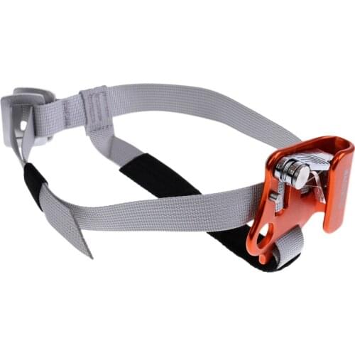 Professional Right Foot Ascender Riser Rock Climbing Caving Rigging Mountaineering Rescue Fall Arrest Equipment for 8-13mm Rope