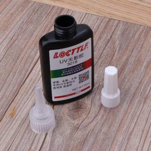 UV Light 50ml UV Glue UV Curing Adhesive Transparent Crystal Glue Glass Adhesive P31A