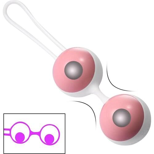 Smart Kegel Ball Silicone Vagina Ball No Vibration Ben Wa Ball Vagina Tighten Exercise Machine Geisha Ball for Female Sex Toy