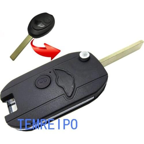 10pcs/lot Folding Flip Replacement Remote Key Cover Fob Key Case Shell Fit For BMW MINI Cooper S R50 R53
