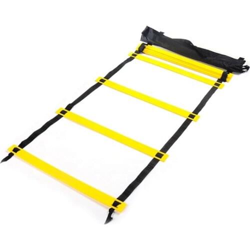 3.5/5/7/8/9m Nylon Straps Agility Training Ladders Soccer Football Speed Fitness Rung Stairs Outdoor Agility Ladder