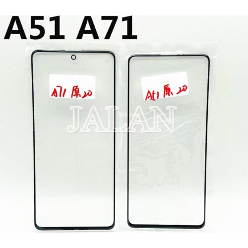 5pcs Glass Have Laminated Oca For Samsung A51 A71 Lcd Repair Replacement Lcd Display Touch Screen Front Outer Glass Lens
