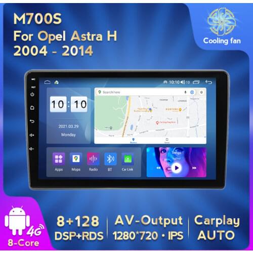 1280x720 HD Android 10.0 DSP CarPlay Car Radio Multimedia Video Player Auto Stereo For Opel Zafira B Astra H 2005-2014 2 din dvd