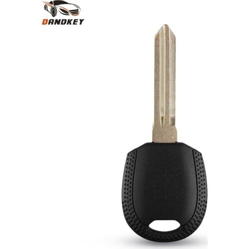 Dandkey Transponder Carbon Chip Blank Car Remote Key Shell For Kia Rio Cerato Picanto Key Case Fob Cover With Right Blade