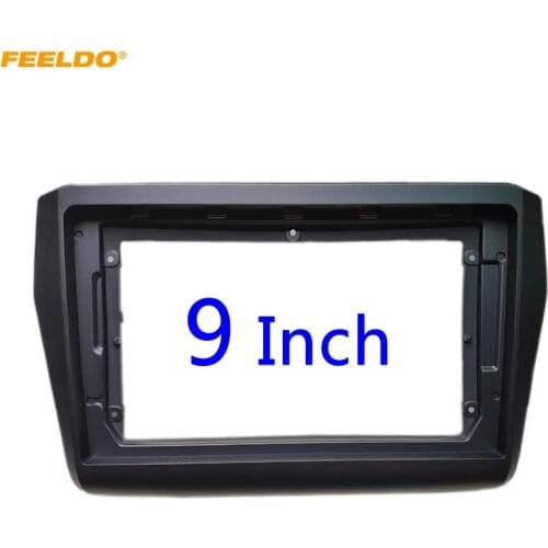 FEELDO Car Audio 2Din Fascia Frame Adapter For Suzuki Swift 9" Big Screen DVD Dash Installation Panel Frame Kit #HQ6327