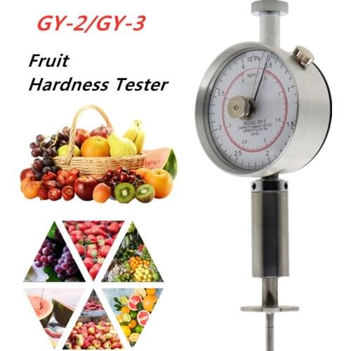 GY-2 Pointer Fruit Hardness Tester Fruit Penetrometer Oranges Apples Pears Grapes GY-3 Fruit Sclerometer Testing