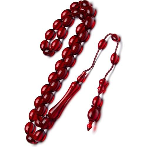 Islamic Tasbih Muslim Rosary Beads 33 Prayer Rosary For Men Bracelet For Men Accessory amber oltu amber stone Handmade Turkey
