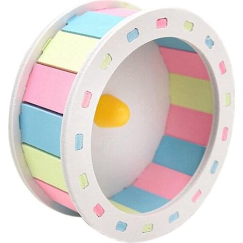 Small Pet Exercise Wheel Multipurpose Hamster Running Run Disc for Hedgehog Mice Gerbil Rat Cage Toys