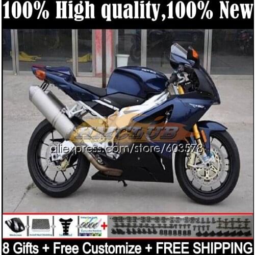 Kit For Aprilia Mille RSV 1000 R RR RSV1000RR 53CL.31 RSV1000R 1000R 2003 2004 2005 2006 RSV1000 03 04 05 06 Fairing Dark blue